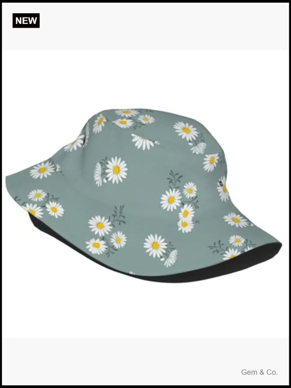 Reversible Floral Bucket Hat Sun Protection Packable Unisex